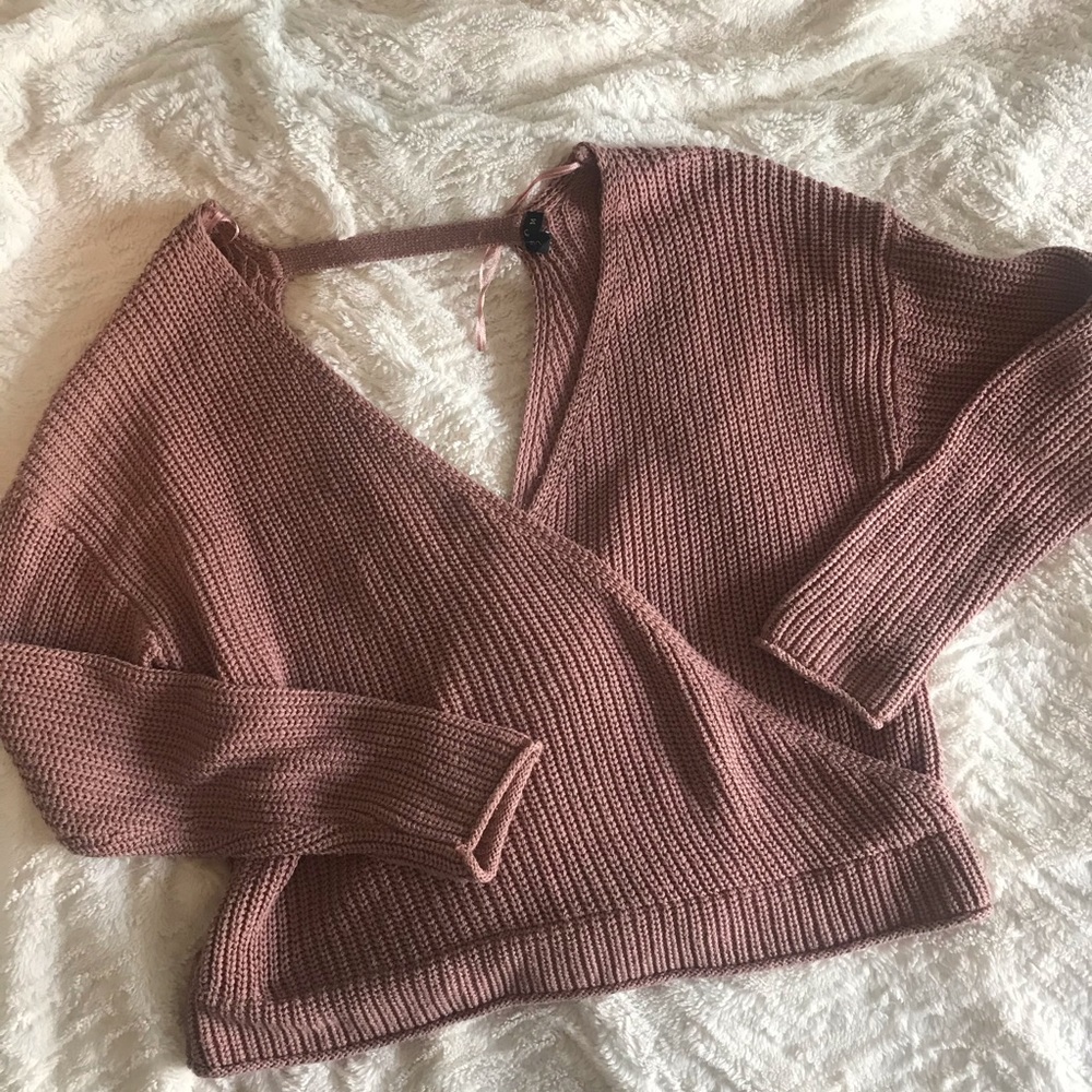Open Back Sweater